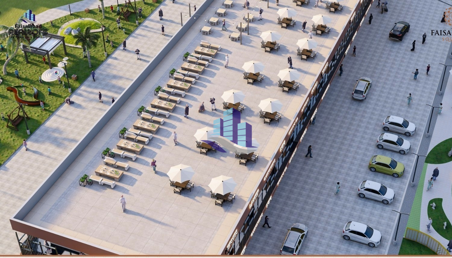 Shops and offices For sale in Faisalabad Square Jhang Road Faisalabad