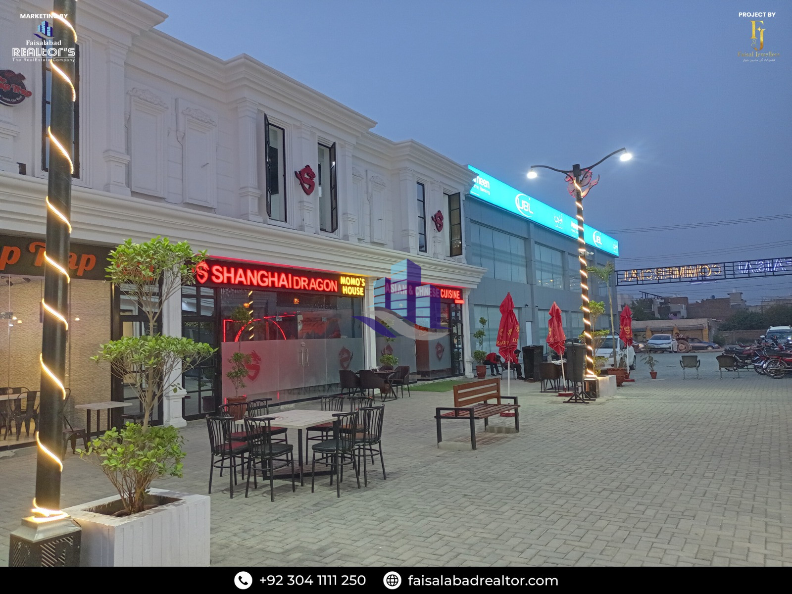 Ideal Rented Commercial Plaza For Sale at Link Canal Road Faisalabad