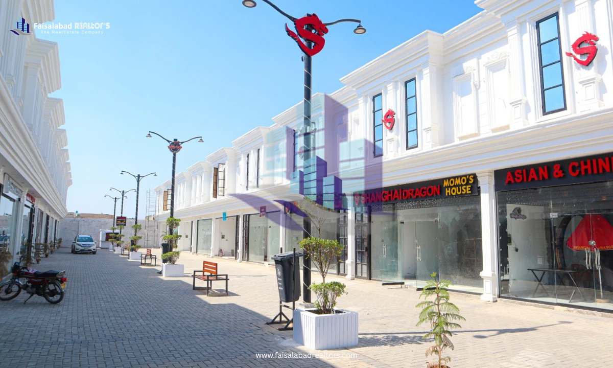 Ideal Rented Commercial Plaza For Sale at Link Canal Road Faisalabad