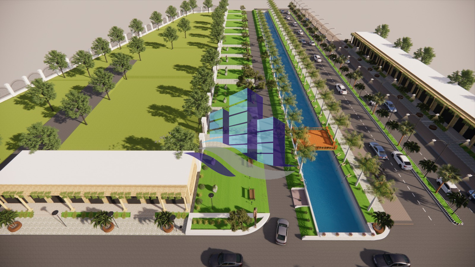 Ideal 20 Marla Canal or Road Facing Plot For Sale for Farm House On Main Samundri Road Faisalabad