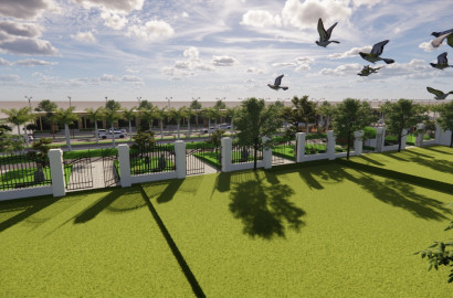 9.4 Marla Canal or Road Facing Plot For Sale for Farm House On Main Samundri Road Faisalabad