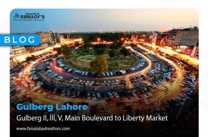 Gulberg Lahore – Gulberg II, III, V, Main Boulevard to Liberty Market