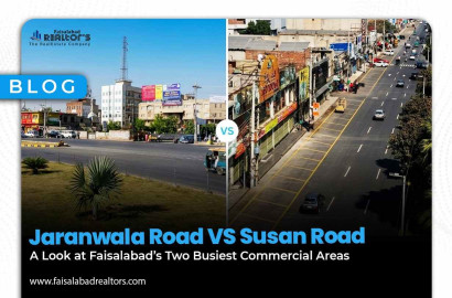 Jaranwala Road VS Susan Road: A Look at Faisalabad’s Two Busiest Commercial Areas