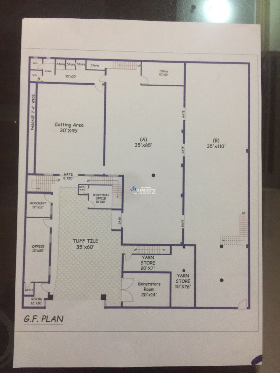 Factory available for Rent in Faisalabad