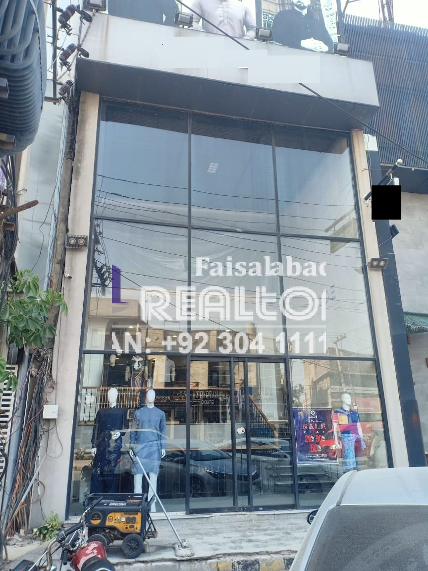 Rented 4 Marla Double Story Plaza available For Sale at Maina Chenone Road